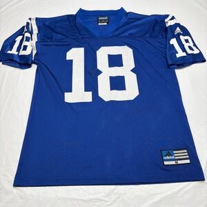 Adidas NFL Indianapolis Colts Peyton Manning #18 Blue Jersey Men's Medium